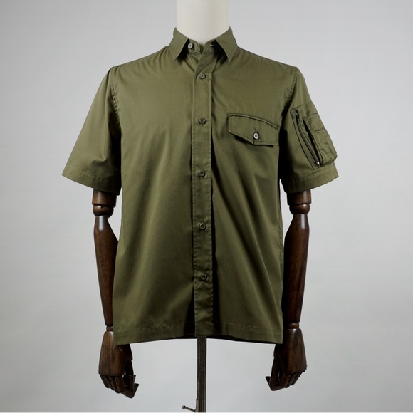 Stussy Military Button-up Shirt - Picture 1 of 13